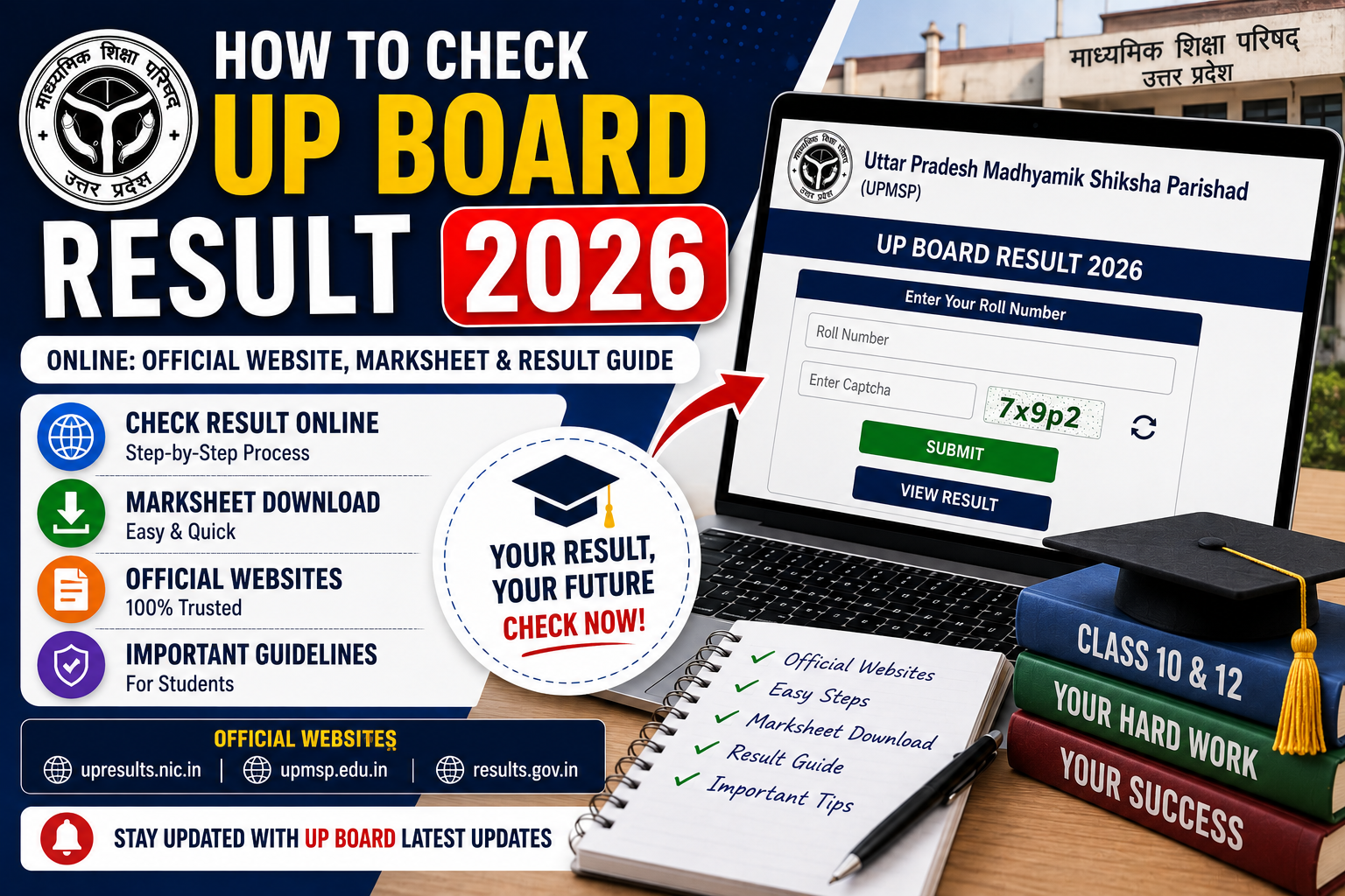 How To Check UP Board Result 2026