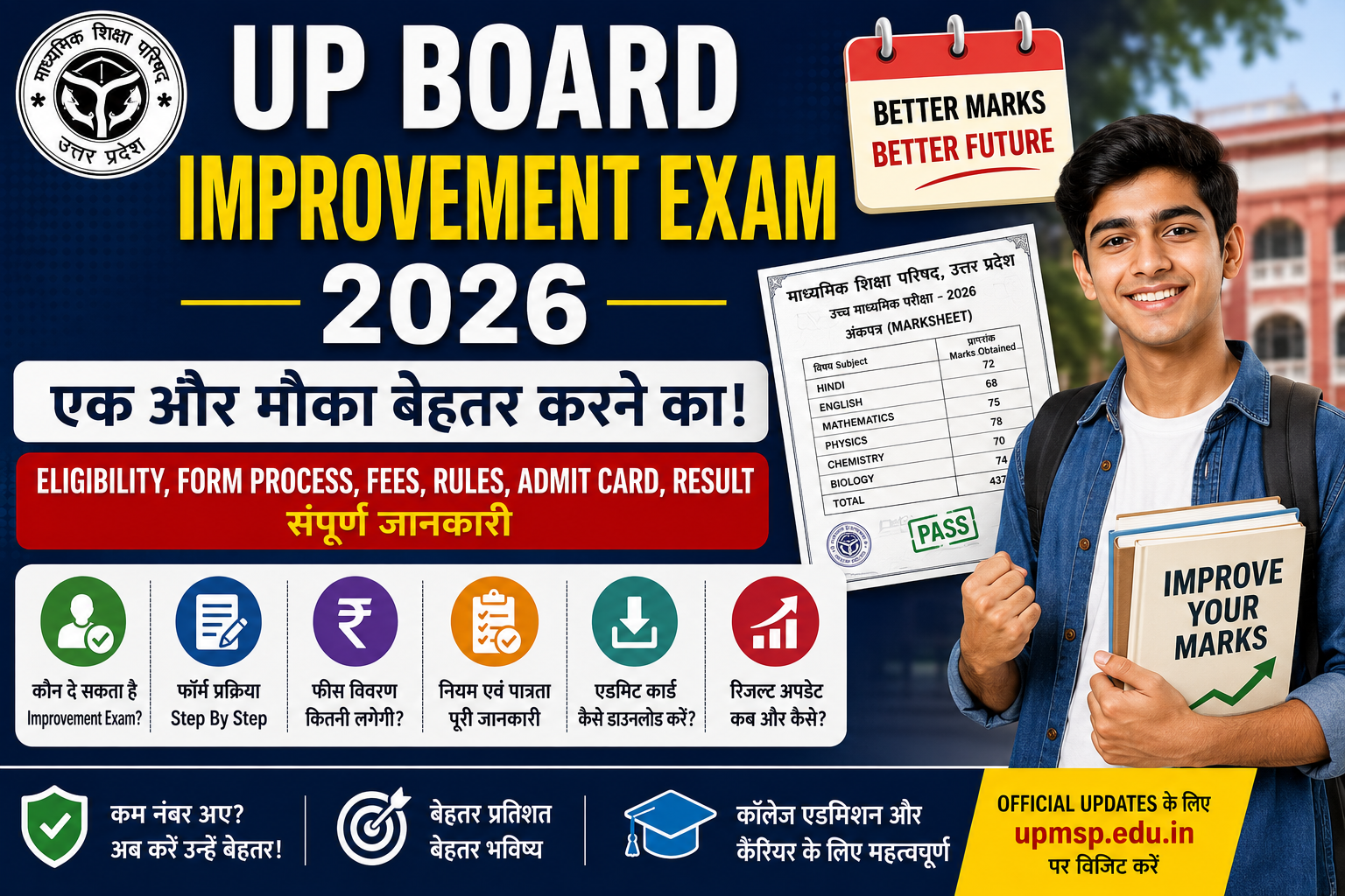 UP Board Improvement Exam 2026