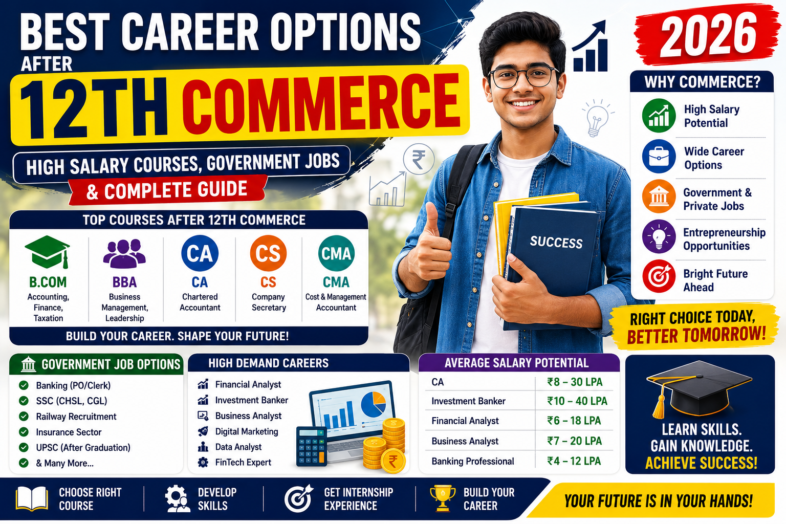 Best Career Options After 12th Commerce 2026
